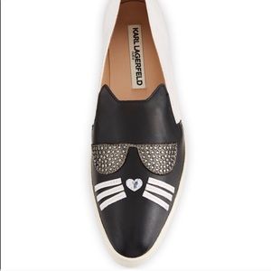 Karl Lagerfeld Avery Cat slip ons